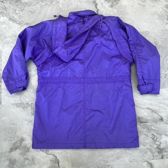 Vintage Pacific Trail Womens Nylon Hooded Windbreaker Jacket Size Medium‎ M - Picture 3 of 6